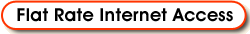 Flat Rate dial-up internet access