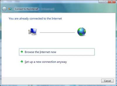 Already connected screen shot